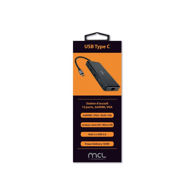 3700224766658-MCL Samar - station d'accueil USB-C 3.1 Gen 1 - VGA, 2 x HDMI - GigE-P_405120464_2-1