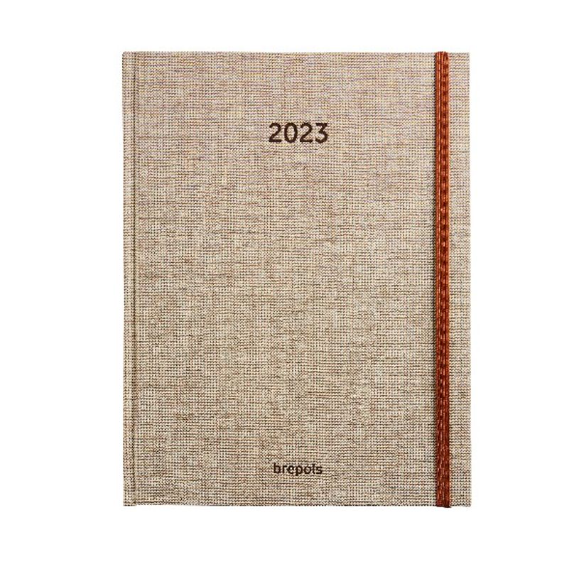 5412303377003-Agenda Barista - 1 semaine sur 2 pages - 17 x 22 cm - brun - Brepols-P_405120654_1-0