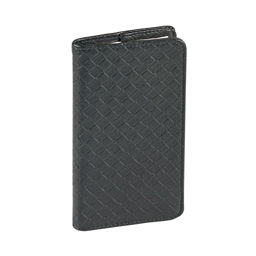 3371010475131-Agenda de poche Paola avec répertoire - 1 semaine sur 2 pages - 8,8 x 17 cm - noir - Quo -P_405120756_1-0