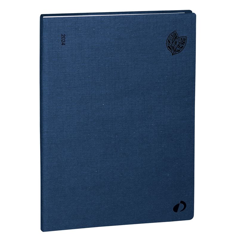 3371010474073-Agenda Diana recyclé - 1 semaine sur 2 pages - 16 x 24 cm - bleu marine - Quo Vadis-P_405120777_1-0