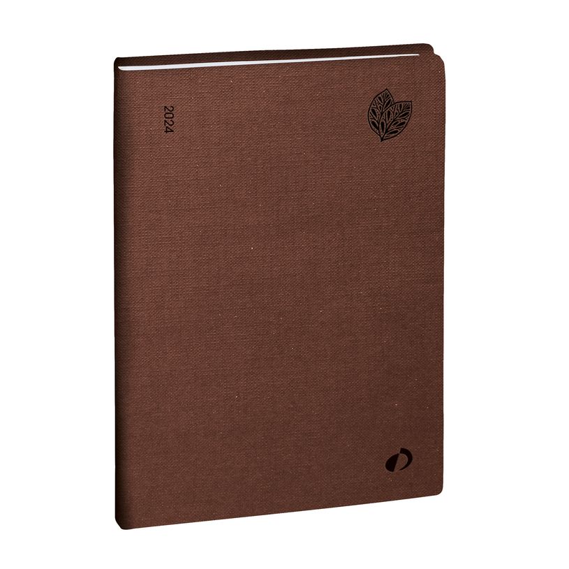 3371010475001-Agenda Diana recyclé - 1 semaine sur 2 pages - 10 x 15 cm - chocolat - Quo Vadis-P_405120781_1-0