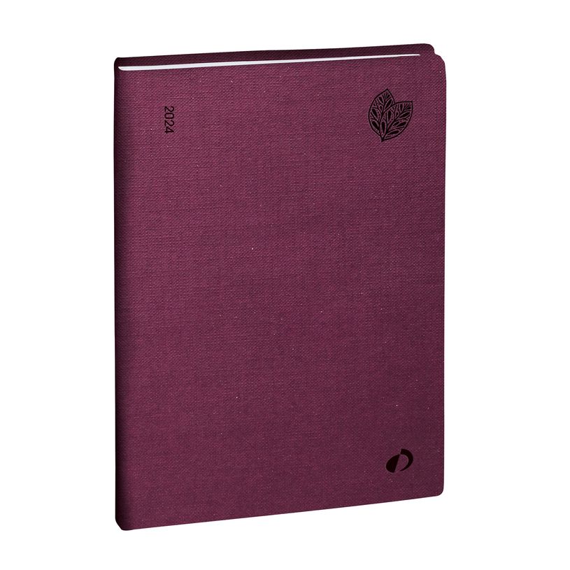 3371010475612-Agenda Diana recyclé - 1 semaine sur 2 pages - 10 x 15 cm - violet prune - Quo Vadis-P_405120782_1-0