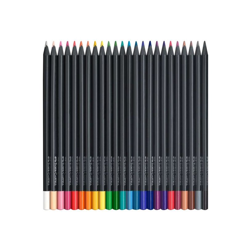 4005401164241-Faber-Castell Black Edition - 24 crayons de couleur - couleurs assorties-P_405120921_1-0