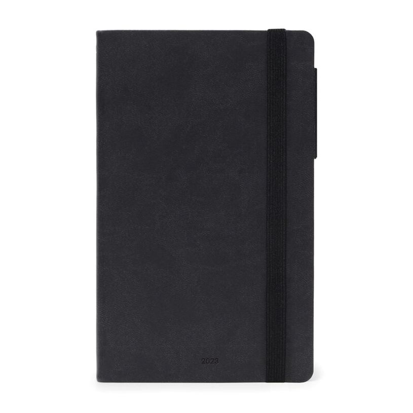 8054117627003-Agenda Colours Collection - 1 mois sur 2 pages - 11 x 18 cm - noir - Legami-P_405120955_1-0