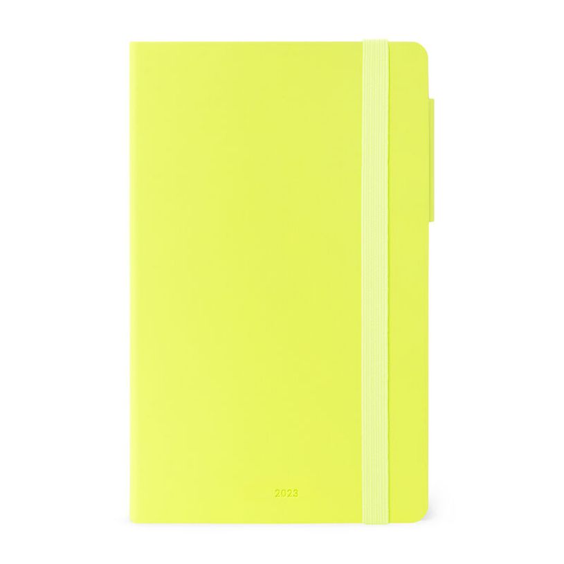 8054117627065-Agenda Colours Collection - 1 mois sur 2 pages - 11 x 18 cm - vert citron - Legami-P_405120961_9-0