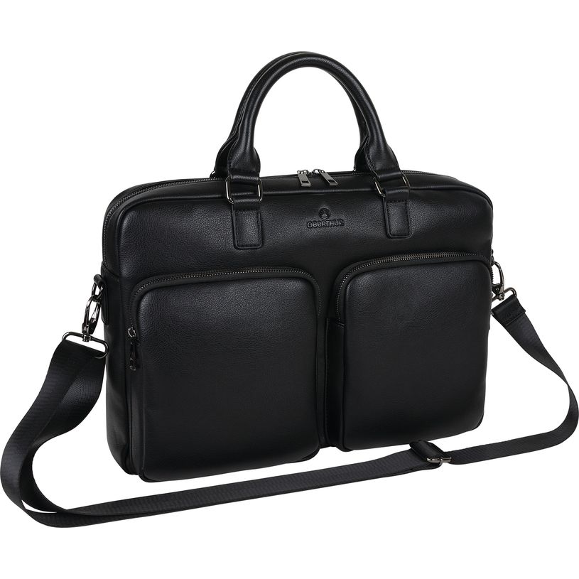 3664447129655-Detroit - sacoche ordinateur 15,6'' - 2 poches - noir--0