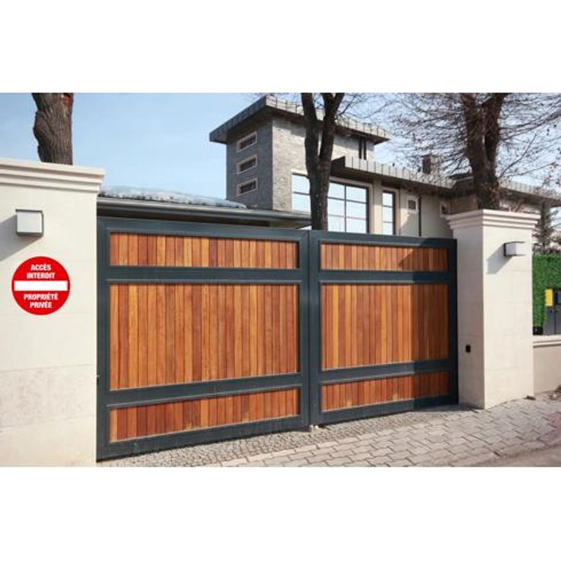 3130630671008-Exacompta - Panneau de signalisation non adhésif - Propriété privée  - 30 cm de diamètre--1