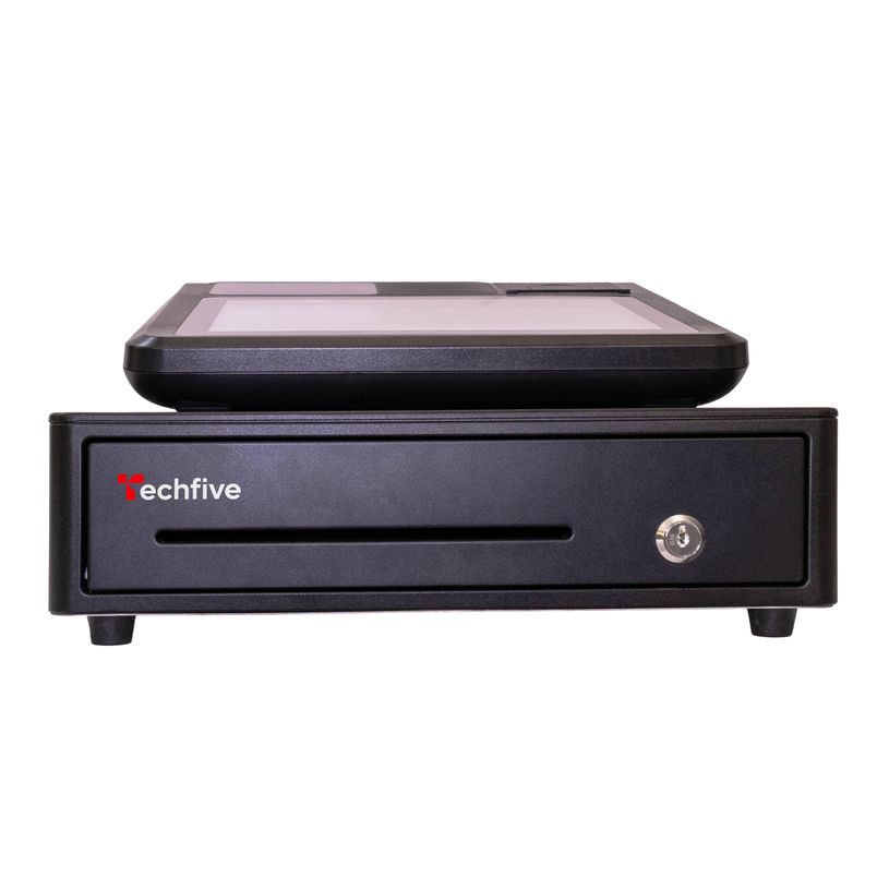 3770021853004-La Comptoir - Caisse enregistreuse Techfive (ECR-100) - La caisse enregistreuse avec tiroir--1