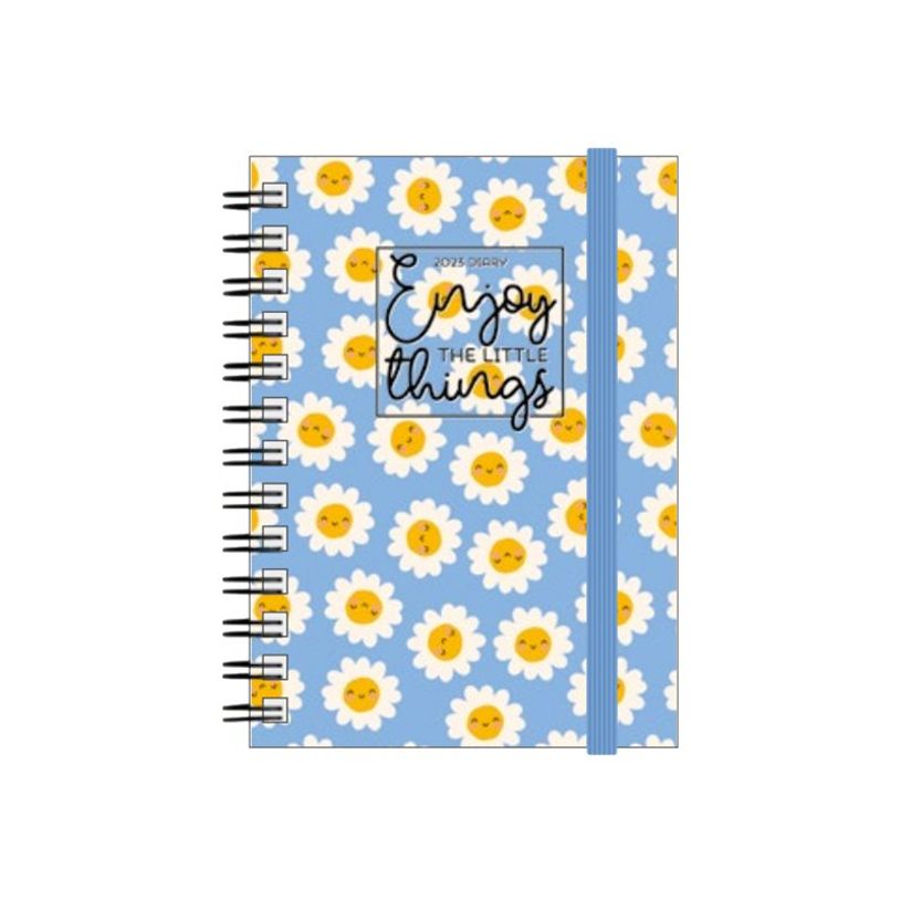 8054117626662-Agenda de poche Daisy - 1 semaine sur 2 pages - 8,5 x 13 cm - Legami-P_405121092_1-0
