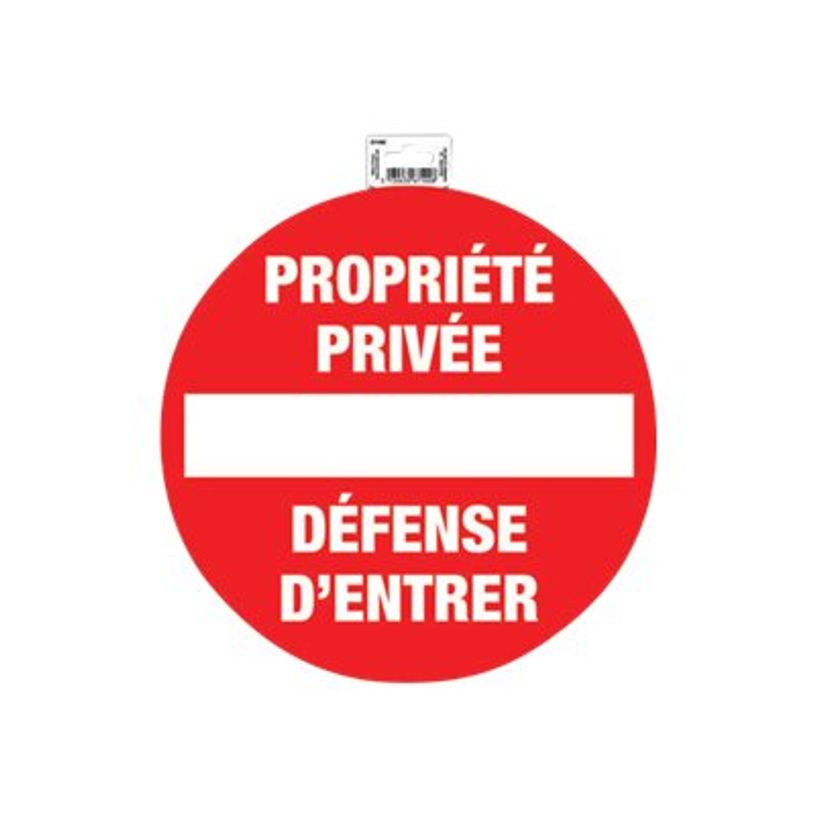 3130630671015-Exacompta - Panneau Défense d'entrer/propriété privée - 20 cm de diamètre-P_405121359_2-0