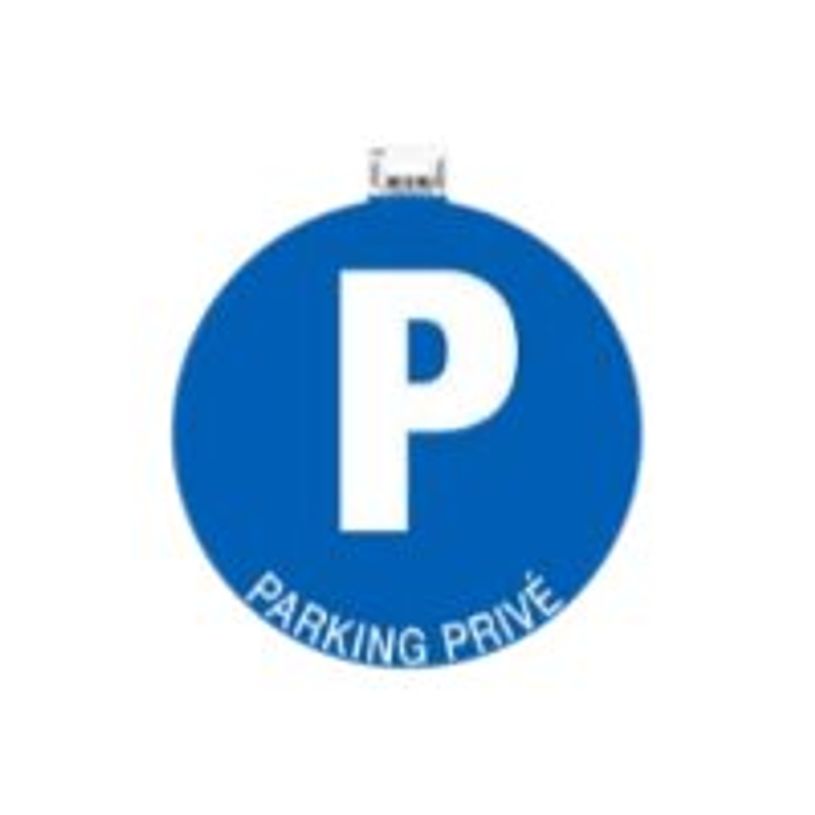 3130630671053-Exacompta - Panneau de signalisation adhésif - Parking privé - 30 cm de diamètre-P_405121362_2-0
