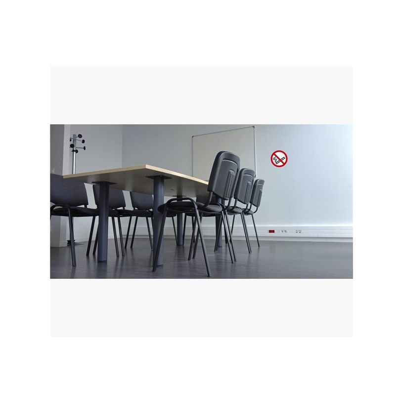 3130630670476-Exacompta - Panneau de signalisation adhésif - Défense de fumer (+ décret) - 20 cm de d-P_405121378_1-3