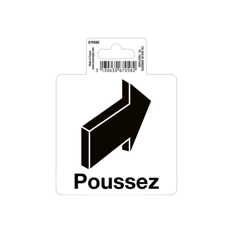 3130630670582-Exacompta - Pictogramme adhésif "poussez" - 100 x 100 mm-P_405121385_2-0
