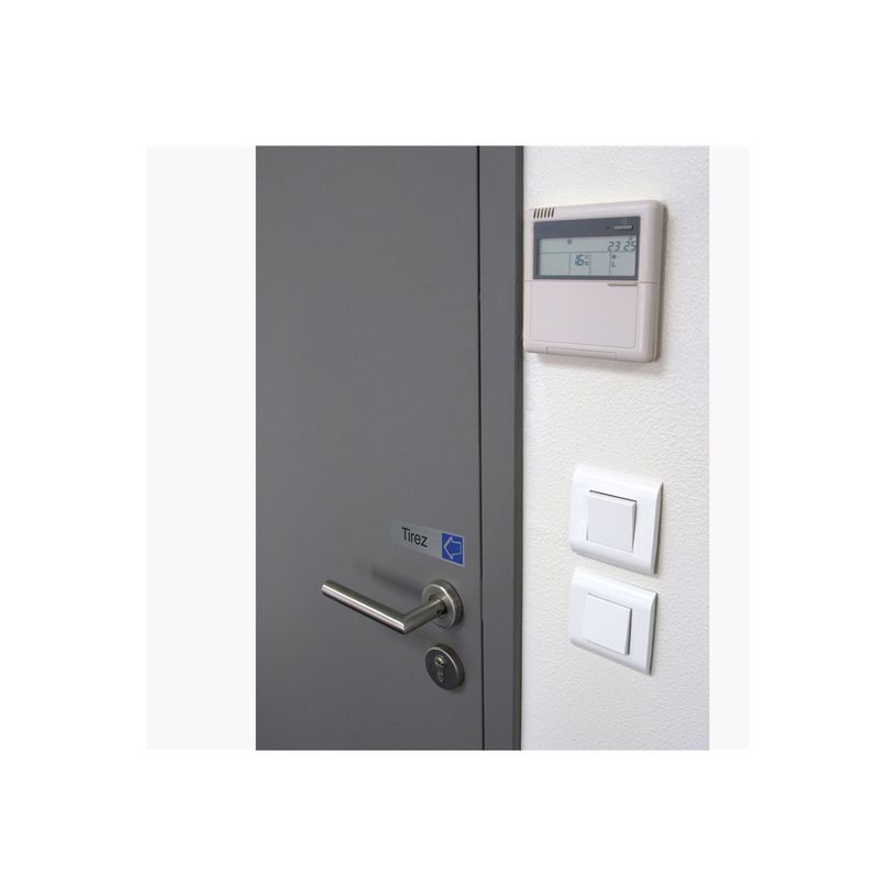 3130630671565-Exacompta - Plaque de signalisation Tirez - 165 x 44 mm - aluminium brossé-P_405121394_3-1