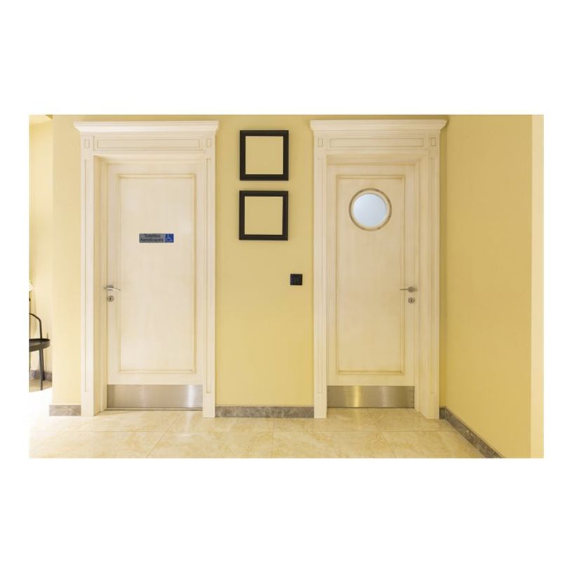 3130630671640-Exacompta - Plaque de signalisation Toilettes handicapés - 165 x 44 mm - aluminium bross