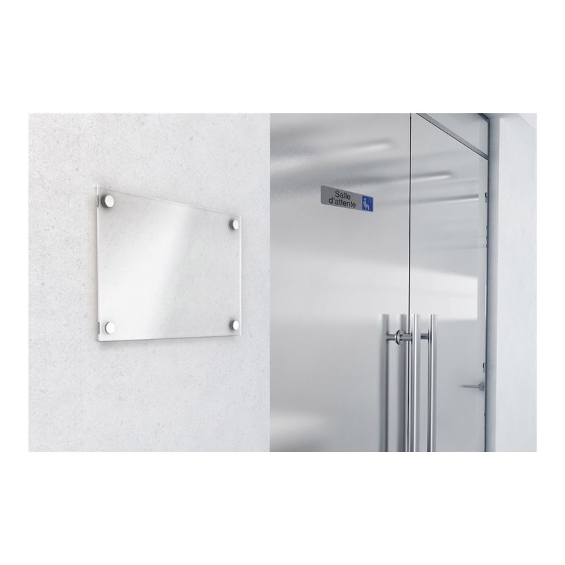 3130630671671-Exacompta - Pictogramme - Salle d'attente - 44 x 165 mm - aluminium brossé-P_405121405_2-2