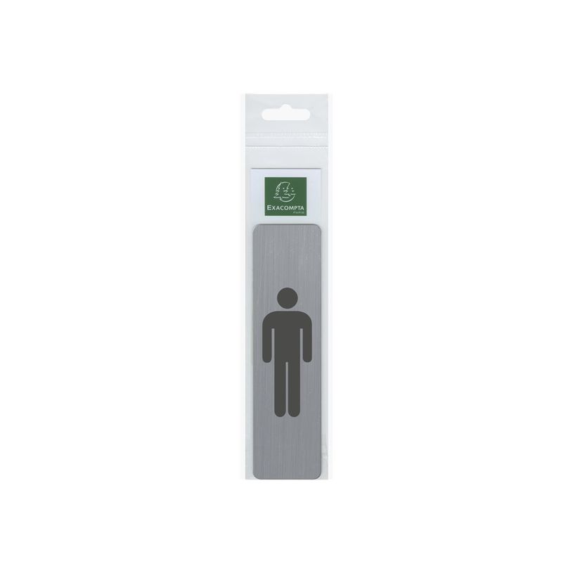 3130630671695-Exacompta - Pictogramme - Homme - 44 x 165 mm - aluminium brossé-P_405121407_1-2