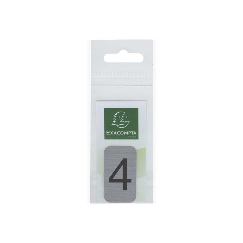 3130630671848-Exacompta - Plaque adhésive chiffre 4 - 25 x 44 mm - aluminium brossé-P_405121424_1-2