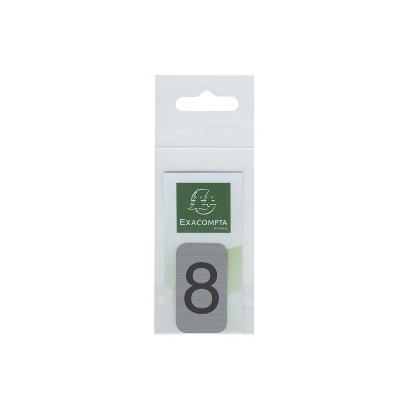 3130630671886-Exacompta - Plaque adhésive chiffre 1 - 25 x 44 mm - aluminium brossé-P_405121428_1-2