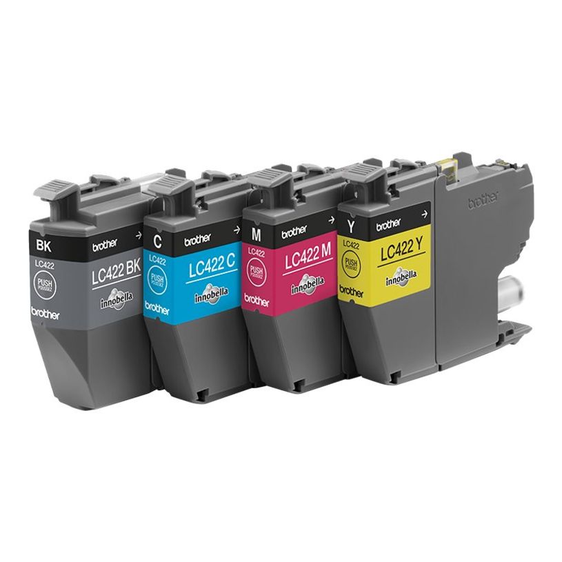 4977766816793-Brother LC422 - pack de 4 - noir, jaune, cyan, magenta - cartouche d'encre originale-P_405121528_3-2