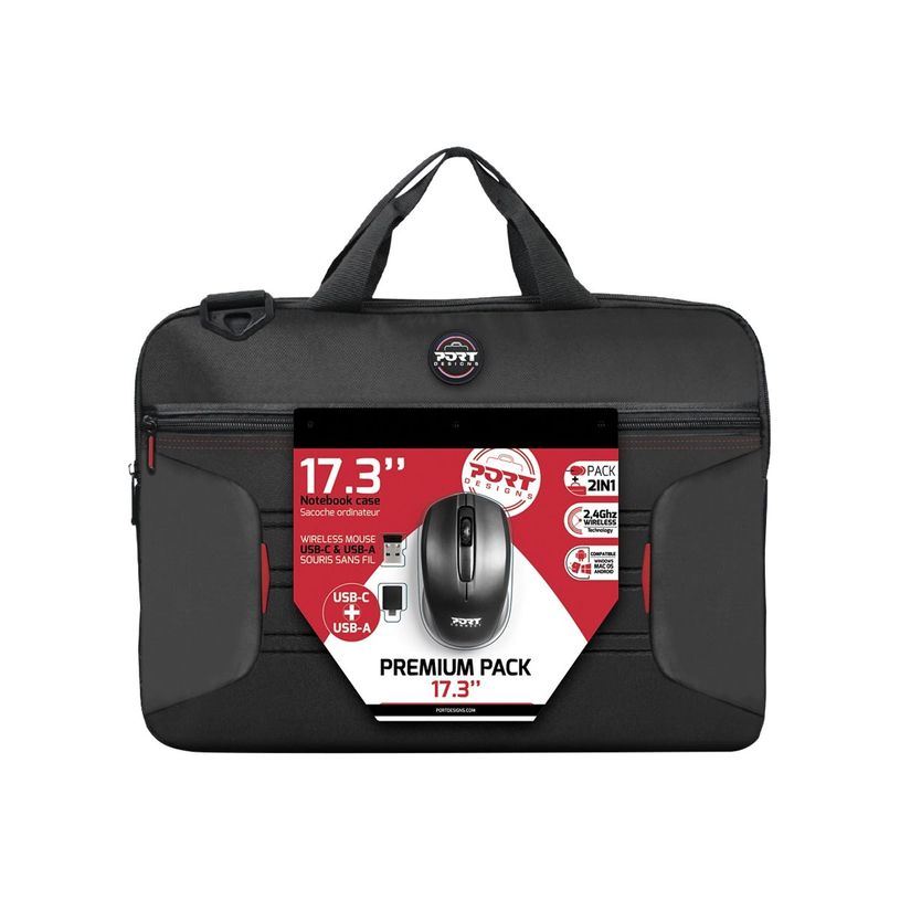 3567045018744-PORT Designs - Sacoche pour ordinateur portable 17,3" + souris - noir-P_405121542_13-4