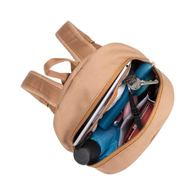 4260709010335-RIVACASE Aviva - Sac à dos 6L avec emplacement tablette 10,5" - beige-P_405121562_22-21