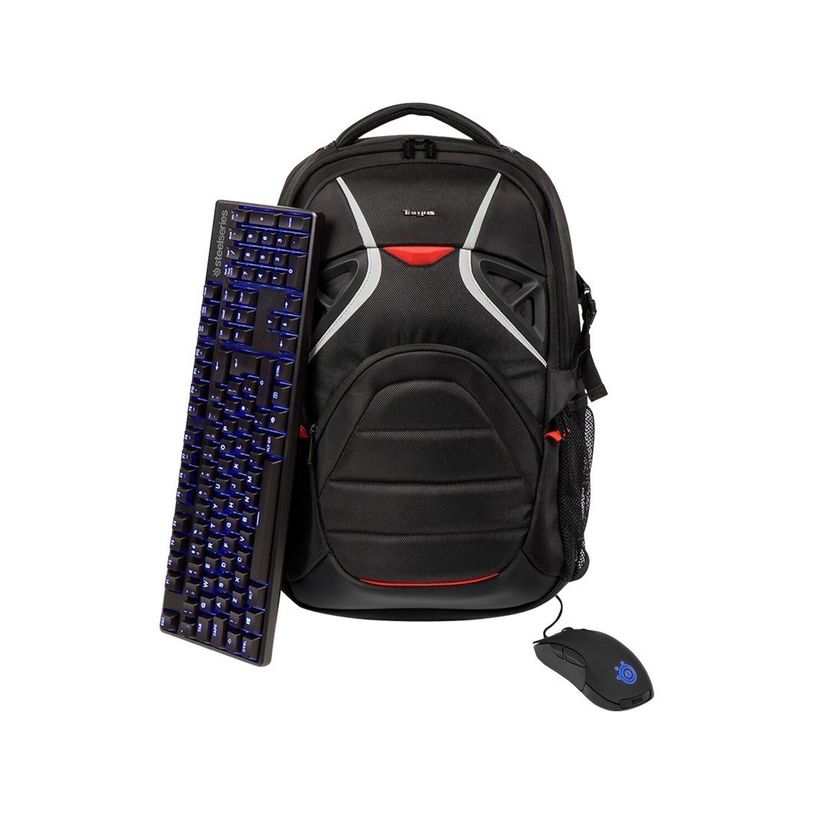 5051794021509-Targus Strike Gaming - Sac à dos pour ordinateur portable 17,3" - noir/rouge-P_405121607_3-2