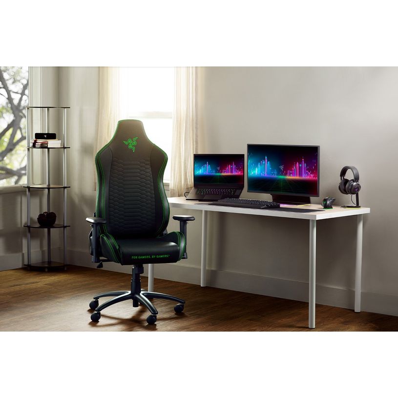 8886419354024-Fauteuil gamer Razer ISKUR - accoudoirs réglables - Noir et vert-P_405121620_5-4