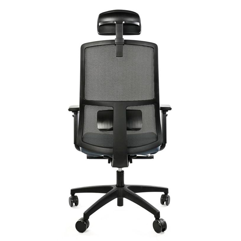8033540636684-Fauteuil de bureau ARMONIA - accoudoirs réglables - appuie-tête réglable - gris-P_405121630_4-3