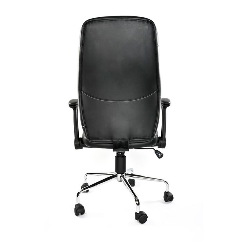8033540636516-Fauteuil de bureau ATHENA - accoudoirs rabattables - appui-tête intégré - noir-P_405121632_3-2