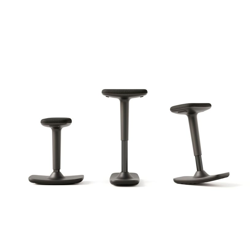 8033540636653-Siege Technique LED - tabouret assis-debout - hauteur réglable jusqu'à 76 cm - noir-P_405121642_1-0