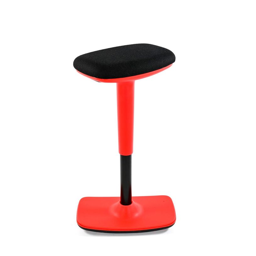 8033540636660-Siege Technique LED - tabouret assis-debout - hauteur réglable jusqu'à 76 cm - rouge-P_405121643_1-0