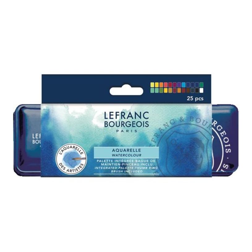 3013643014492-Lefranc Bourgeois Studio - 24 Tubes de peinture aquarelle - couleurs assorties-P_405121708_2-3