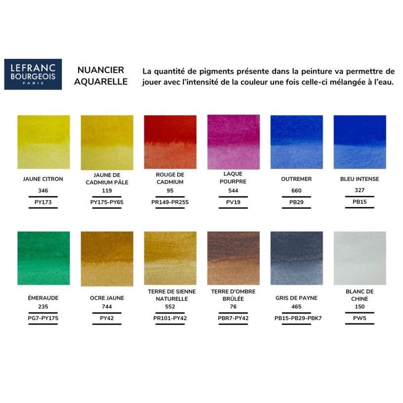 3013643014454-Lefranc Bourgeois - Peinture aquarelle - 12 1/2 godets - couleurs assorties-P_405121710_6-3