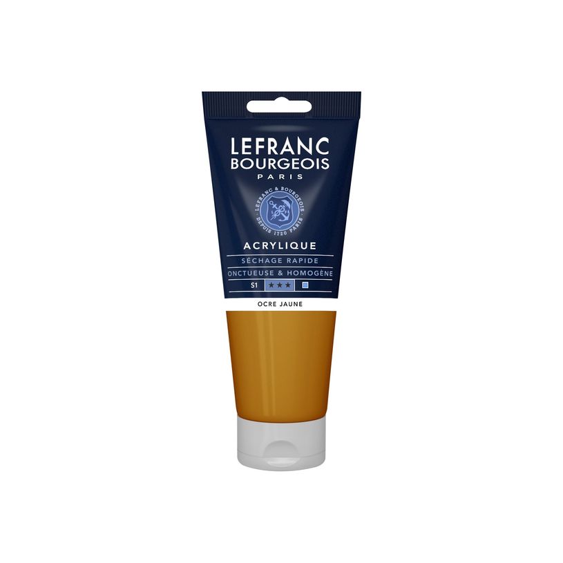 3013643004714-Lefranc Bourgeois - Peinture acrylique - ocre jaune - 200 ml-P_405121721_2-1