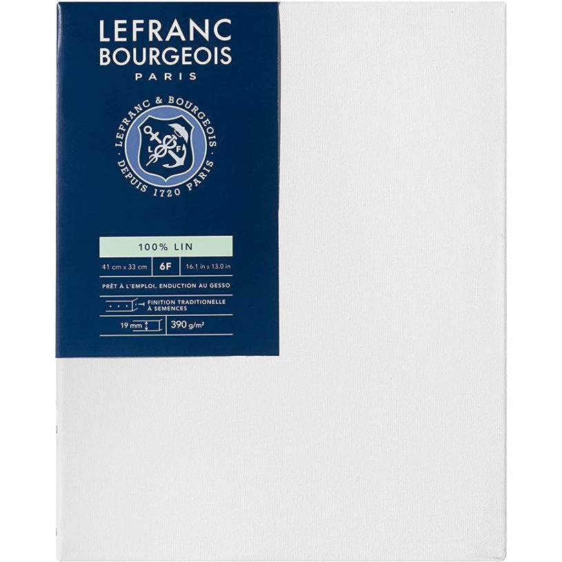 3013641111612-Lefranc Bourgeois Classic - Toile pré-étirée - 6F - 100 % lin-P_405121731_1-0