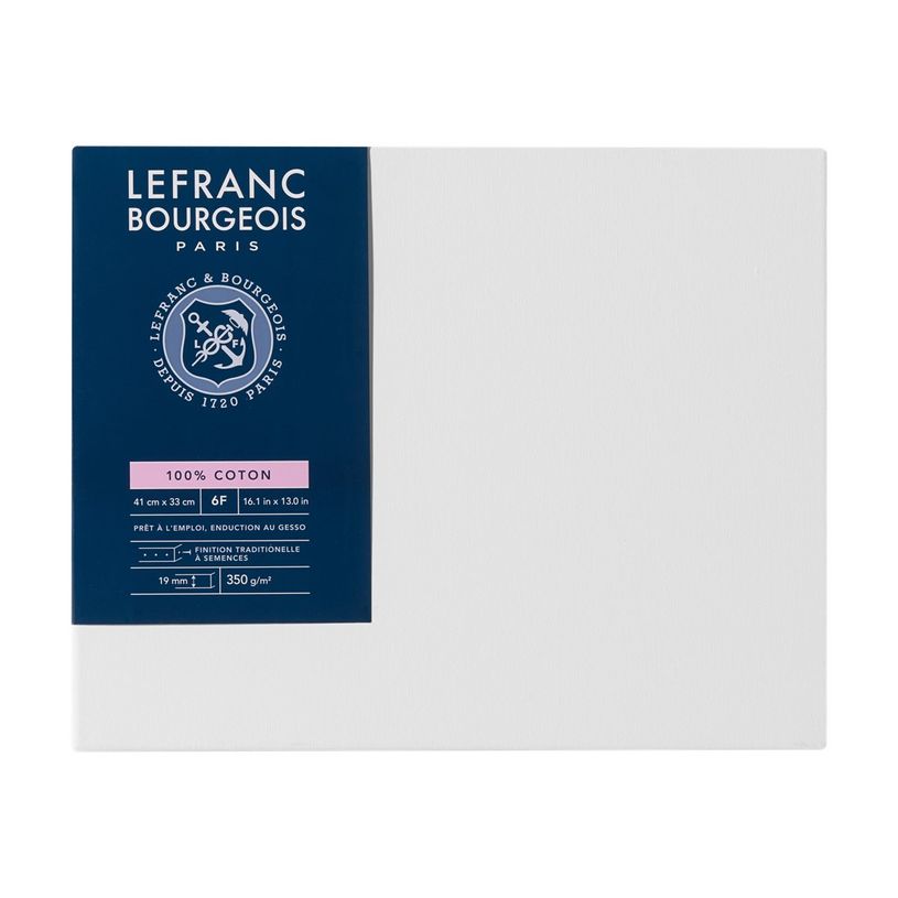 3013641111070-Lefranc Bourgeois Classic - Toile pré-étirée - 41 x 33 cm - chassis 100 % coton-P_405121741_1-0