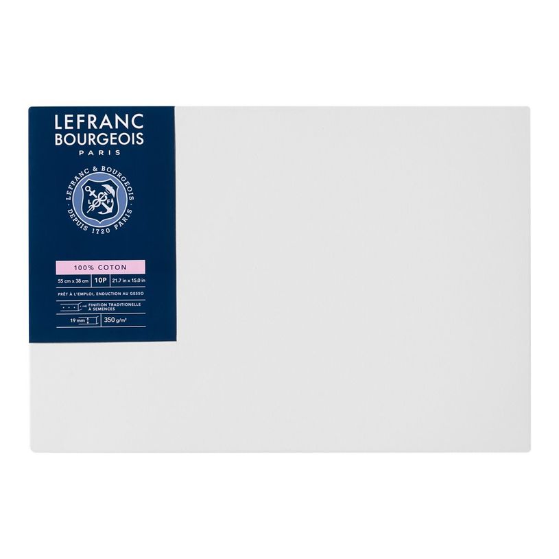 3013641111094-Lefranc Bourgeois Classic - Toile pré-étirée - châssis peinture 10P - 55 x 38 cm - 100-P_405121746_1-0