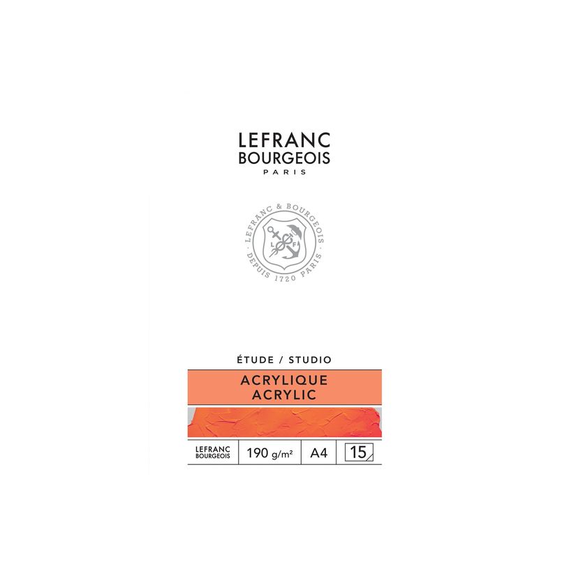 3013643013396-Lefranc Bourgeois Studio - Papier pour peinture acrylique - A4 - 15 feuilles-P_405121755_1-0