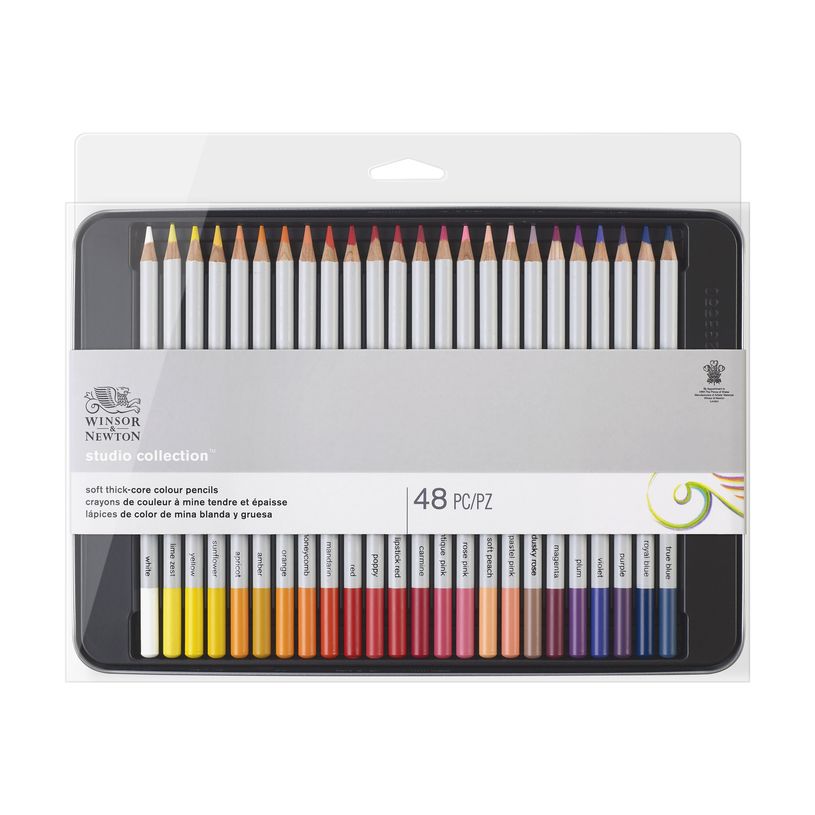 884955064917-Winsor & Newton Studio Collection - 48 Crayons de couleur - boîte en métal - couleurs ass-P_405121772_3-0
