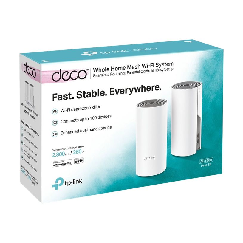 6935364085438-TP-Link Deco E4 - Solution WiFi Mesh AC 1200 Mbps + 2 ports Fast Ethernet-P_405121892_5-4
