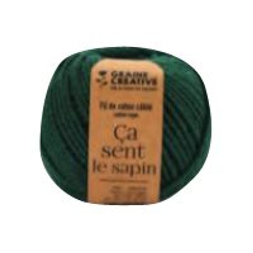 3532432003184-Graine Creative - fil de coton câblé pour macramé - 2.5 mm x 80 m - vert forêt-P_405121955_1-0