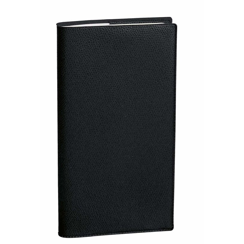 3371010127641-Quo Vadis - Agenda avec répertoire - Anoslim - Mensuel - Français - Impala - Noir - 12 mois de janvier à décembre - 7,5x20 cm - Papier Clairefontaine blanc - Fabri--0