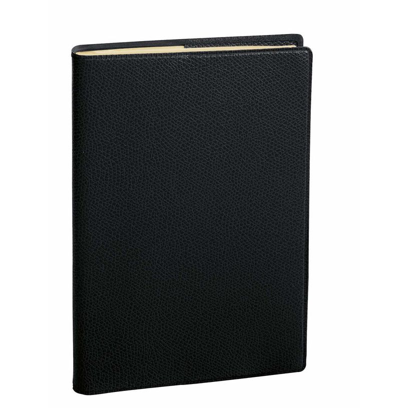 3371010134847-Quo Vadis - Agenda - Miniweek Prestige - Semainier Horizontal - Français - Impala - Noir - 12 mois de janvier à décembre - 7x10 cm - Papier Clairefontaine ivoire - Fabri--0