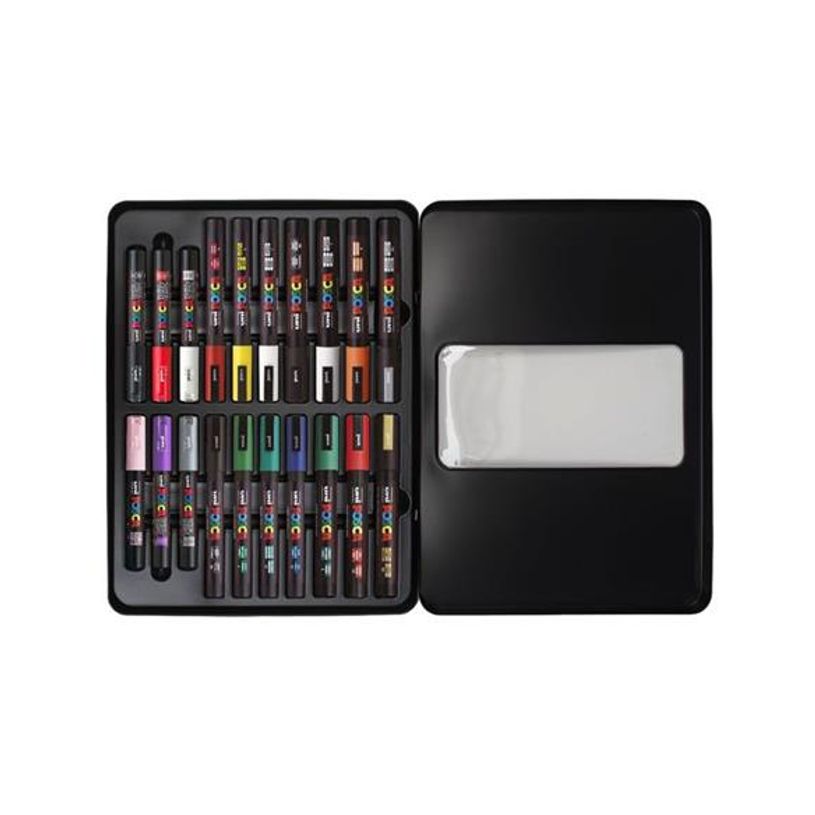 8435009953453-MALETA UNI POSCA METALICA 20P SURT--2