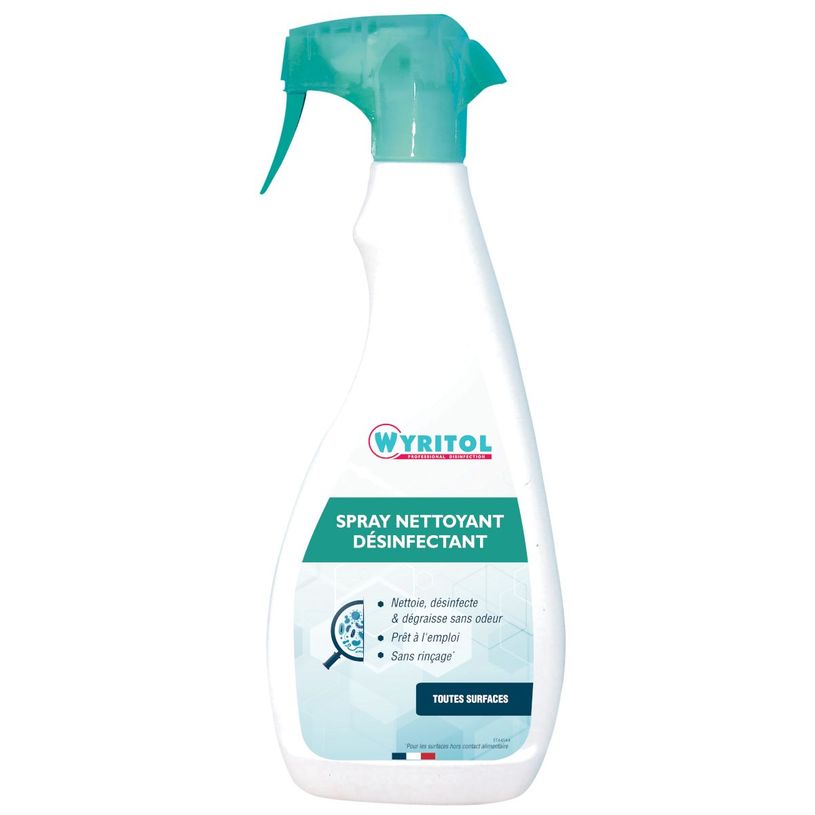 3661295607113-Wyritol - Désinfectant nettoyant toutes surfaces - vaporisateur 750 ml - légèrement parfumé--0
