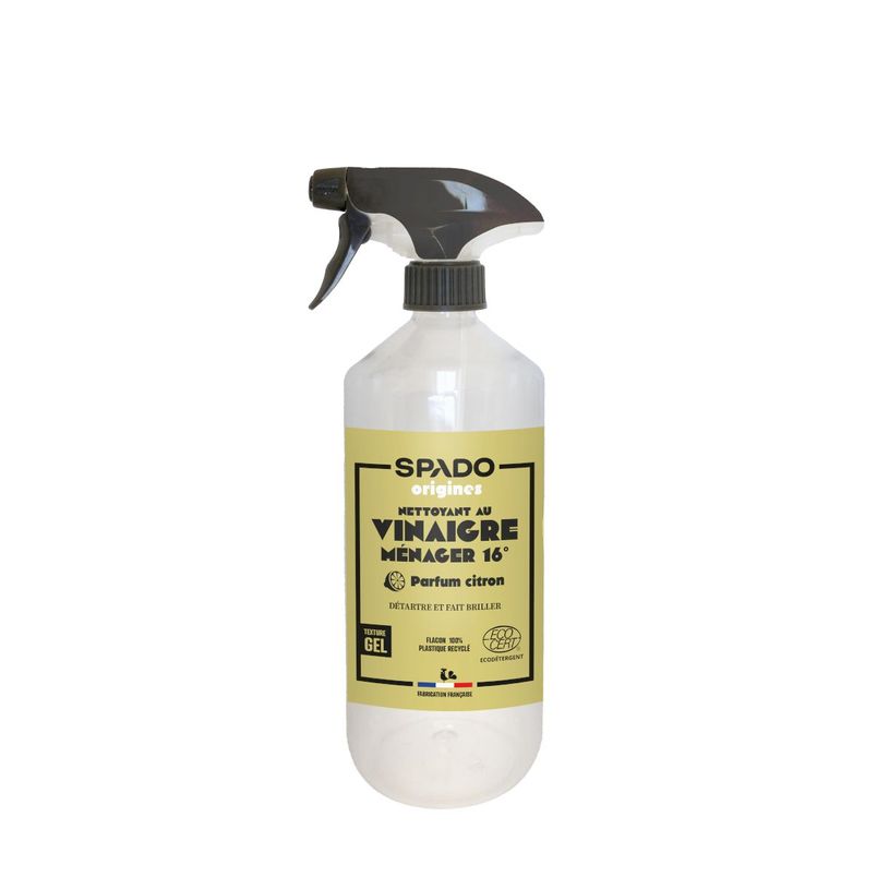 3172358351503-Gloss - Vinaigre Blanc produit de nettoyage / détartrage - vaporisateur 750 ml - citron--0