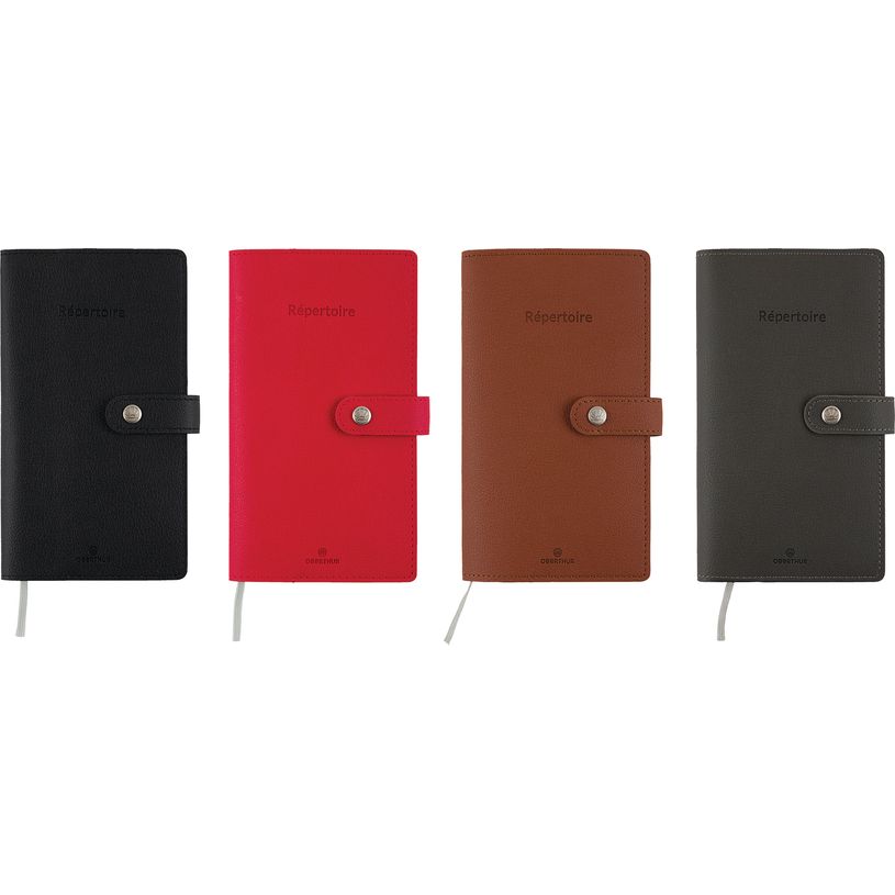 3108729373409-Prague - répertoire 16 poche - 4 couleurs assorties--0