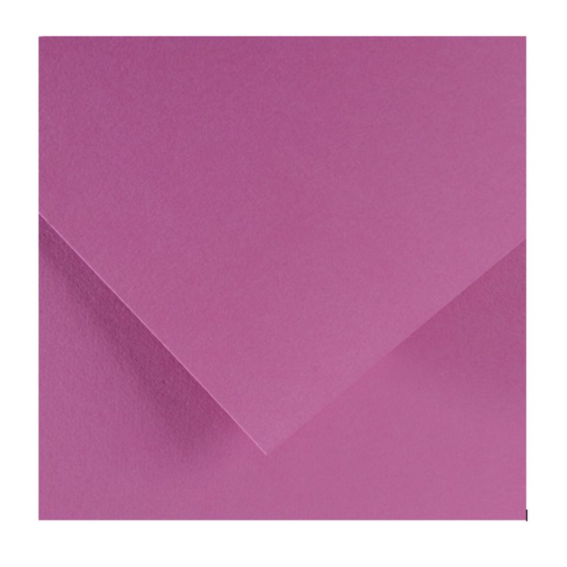 3148950068354-Canson Iris Vivaldi - Papier Dessin Couleur - Lisse - 185 g/m² - Feuille - A3-29,7x42cm,Mauve--0