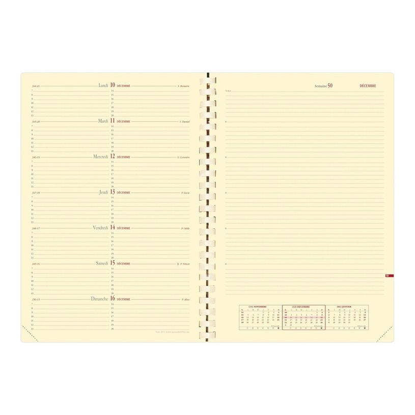 3371010445714-Quo Vadis - Agenda à spirale Soho Note 29S - 1 semaine sur 2 pages - 21 x 29,7 cm - noir-P_405122072_1-2